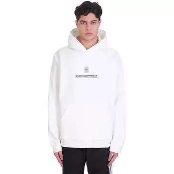 Худи Balenciaga Cotton, белый