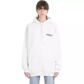 Худи Balenciaga Cotton, белый
