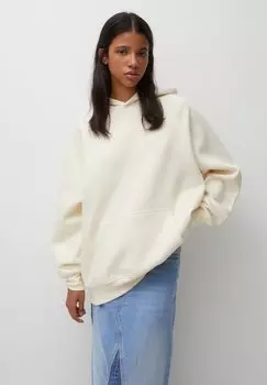 Худи Basic Oversize PULL&BEAR, белый