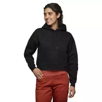 Худи Black Diamond Crop, черный