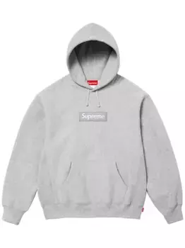 Худи Box Logo Supreme, серый