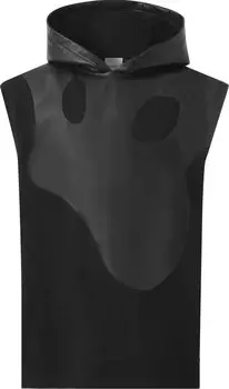 Худи Burberry Monster Graphic And Lambskin Hoodie 'Black', черный