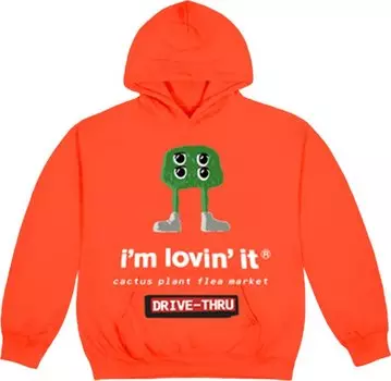 Худи Cactus Plant Flea Market x McDonald's Fry Guy Hoodie 'Bright Orange', оранжевый