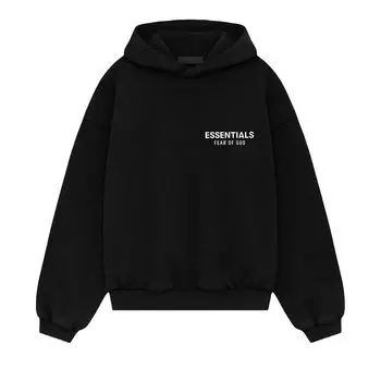 Худи Fear of God Essentials Kids Fleece Hoodie 'Black', черный