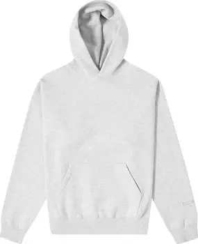 Худи Fear of God Essentials Pullover Hoodie 'Light Heather Grey/Black', серый
