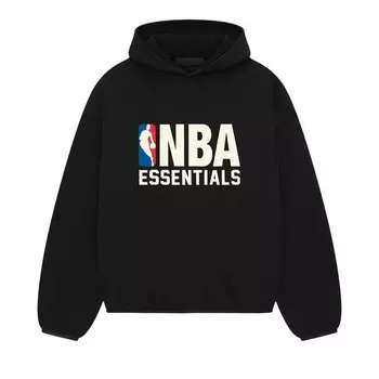 Худи Fear of God Essentials x NBA Hoodie Black, черный