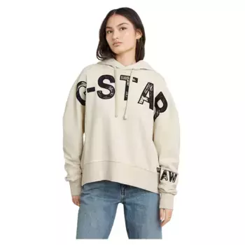 Худи G-Star Embro Print, бежевый
