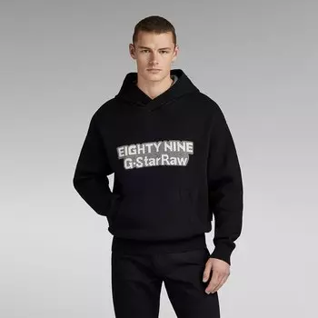 Худи G-Star Graphic Loose, черный