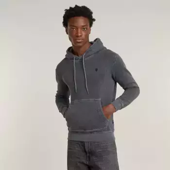 Худи G-Star Overdyed, серый