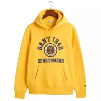 Худи Gant Front Graphic, желтый