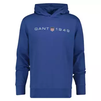 Худи Gant Printed Graphic, синий