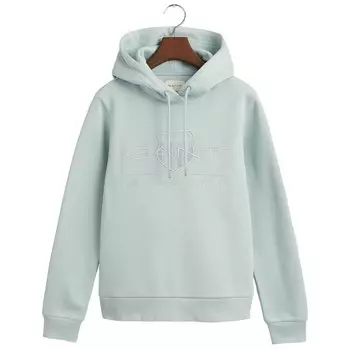 Худи Gant Reg Tonal Shield, зеленый
