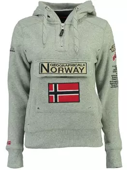 Худи Geographical Norway Gymclass, серый