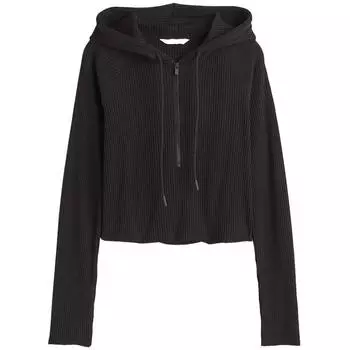 Худи H&amp;M Crop, черный