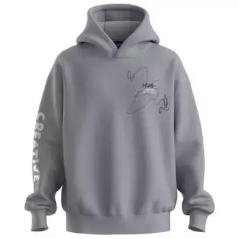 Худи HUGO BLUE Nedimo 10257685, серый