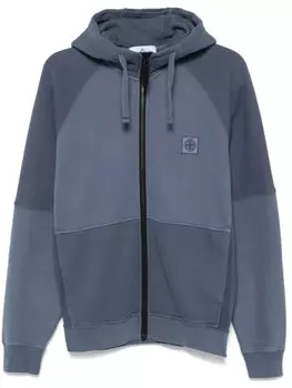 Худи из джерси Stone Island, синий