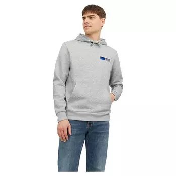 Худи Jack & Jones Corp Logo Play, серый