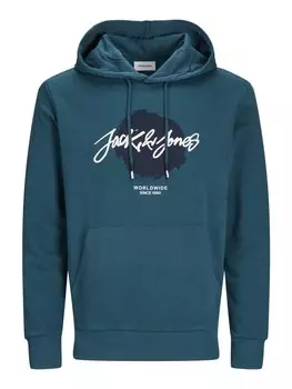 Худи Jack & Jones Ley, темно-зеленый