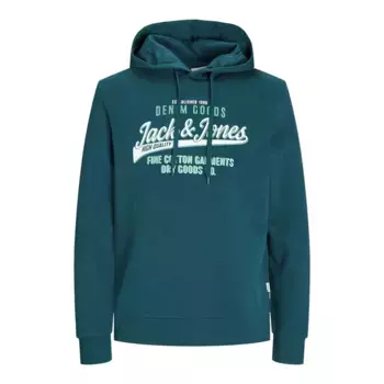 Худи Jack & Jones Logo 2 Col, зеленый