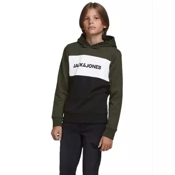 Худи Jack & Jones Logo Blocking, зеленый