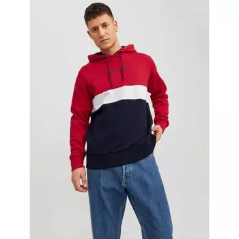 Худи Jack & Jones Reid Blocking, красный