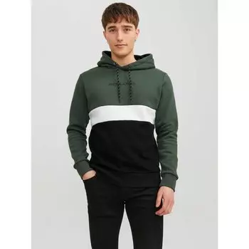 Худи Jack & Jones Reid Blocking, зеленый