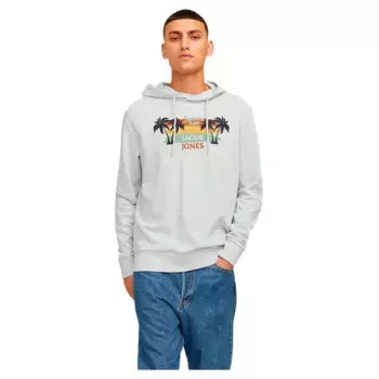 Худи Jack & Jones Summer Vibe, серый