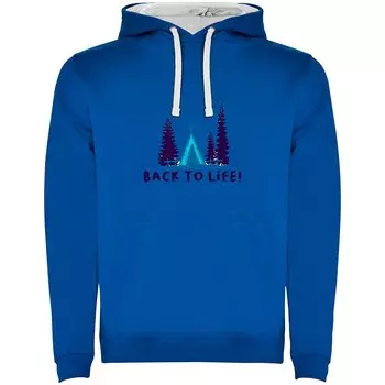 Худи Kruskis Back To Life Bicolor, синий
