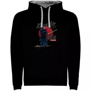 Худи Kruskis Bushido Bicolor, черный