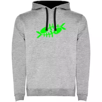 Худи Kruskis Fishbones Two-Colour, серый
