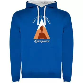 Худи Kruskis Hike Every Mountain Two-Colour, синий