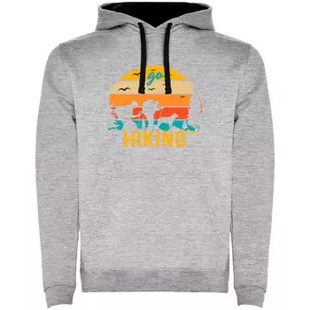 Худи Kruskis Hiking Two-Colour, серый