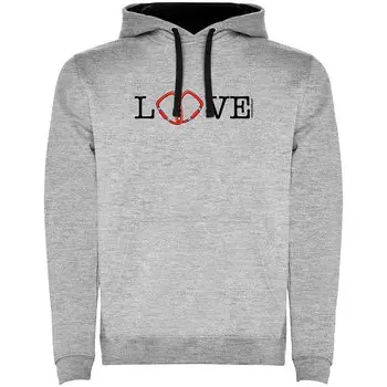 Худи Kruskis Love Two-Colour, серый