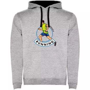 Худи Kruskis Runner Bicolor, серый