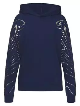 Худи LASCANA ACTIVE, цвет blau, silber