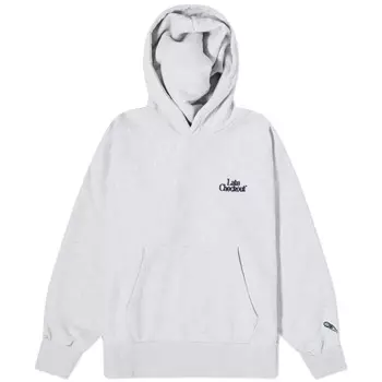Худи Late Checkout Logo Popover, серый