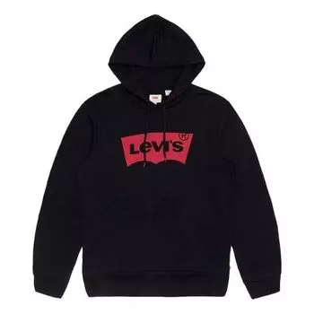 Худи Levi's Drawstring Hoodie 'Black', черный