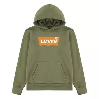Худи Levis Batwing Screeenprint Kids, зеленый