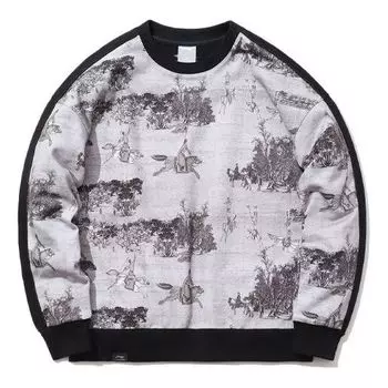 Худи Li-Ning x Crossover Pullover 'White Black', белый