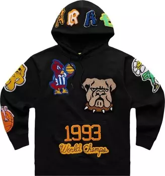 Худи Market Varsity Overload Hoodie 'Black', черный
