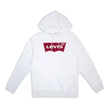 Худи Men's Levis Alphabet Logo Patch White, белый