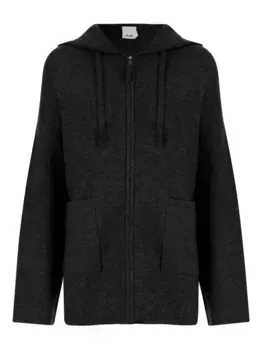 Худи на молнии ALLUDE, серый