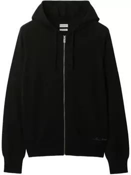 Худи на молнии Burberry, черный