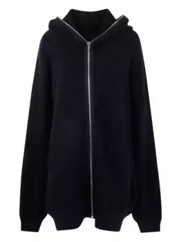 Худи на молнии Rick Owens, черный