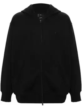 Худи на молнии с логотипом Y-3, черный