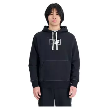 Худи New Balance Essentials Brushed, черный