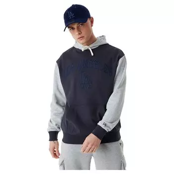 Худи New Era Los Angeles Dodgers MLB Team Patch, серый