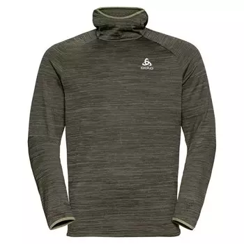 Худи Odlo Run Easy Warm, зеленый