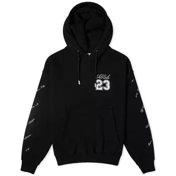 Худи Off-White 23 Abloh Popover, цвет Black & White