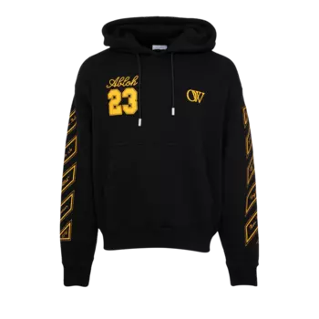Худи Off-White 23 Skate 'Black/Gold', черный